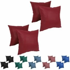 Top 10 🔔 Blazing Needles Chintz 20-inch Throw Pillow (Set Of 4) Forest Green 👏