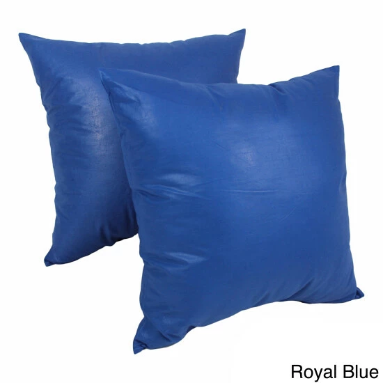 Promo 👏 Blazing Needles Chintz 20-inch Throw Pillow (Set Of 2) Royal Blue 😍 - Image 6