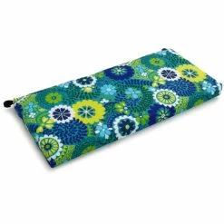 Buy ⌛ Blazing Needles 45-inch All-Weather Bench Cushion Luxury Azure 😉