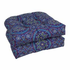 Coupon ⭐ Blazing Needles 19-inch U-Shaped Dining Chair Cushions (Set Of 2) Bindis Spray 🛒