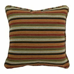Buy 🎁 Blazing Needles 18-inch 'Cadillac' Jacquard Chenille Square Throw Pillow With Insert 😉