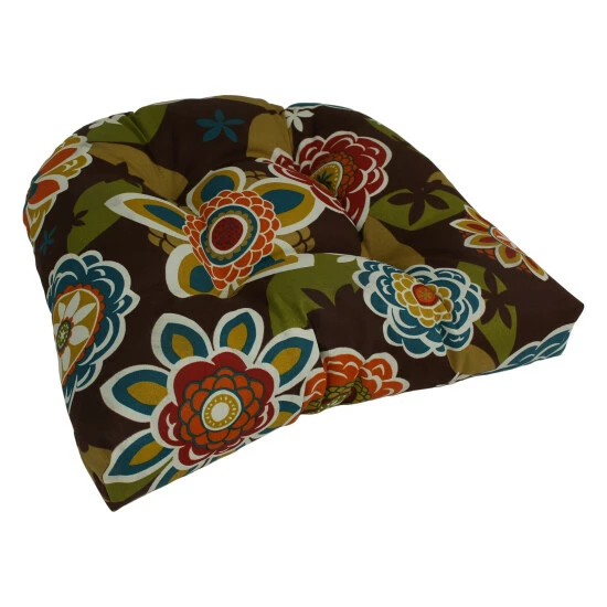 Flash Sale ๐ Blazing Needles All-Weather U-Shaped Outdoor Chair Cushion Skyworks Multi ๐