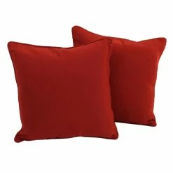 Brand new 💯 Blazing Needles 18-inch Twill Throw Pillow (Set Of 2) Ruby Red 😉