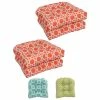 Discount 😀 Blazing Needles 19-inch U-Shaped Dining Chair Cushions (Set Of 4) Titan Kiwi 🎁