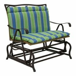 Best Sale ✨ Blazing Needles All-Weather Indoor/Outdoor Double Chair Cushion Tucuman Ebony 🔔