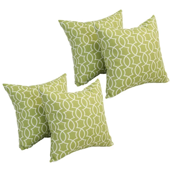 Coupon ๐ Blazing Needles 17-inch Square Polyester Outdoor Throw Pillows (Set Of 4) Kane Coral ๐ฅ - Image 4