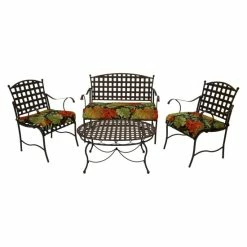 Best Pirce 😀 Blazing Needles All-Weather Settee Cushions (Set Of 3) Mocha ⭐