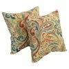 Cheap 👍 Blazing Needles 17-inch Square Polyester Outdoor Throw Pillows (Set Of 2) Casa Cabana 🔥