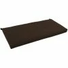 Discount 🎁 Blazing Needles 42-inch Solid Indoor Bench Cushion Chocolate ✔️