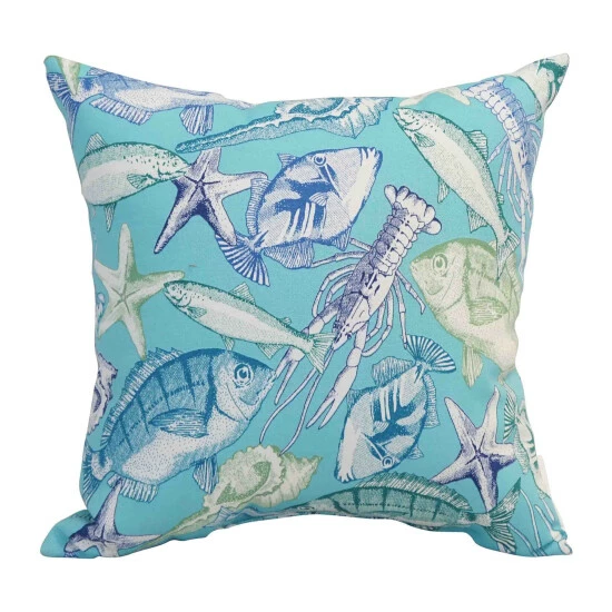 Cheap ๐ฅ Blazing Needles 17-inch Square Polyester Outdoor Throw Pillows (Set Of 2) Keyisle Lagoon โค๏ธ - Image 6