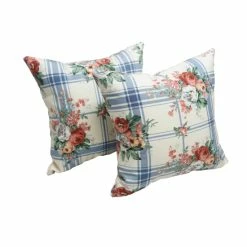 Coupon ⭐ Blazing Needles 18-inch Rose Garden Indoor/Outdoor Throw Pillow (Set Of 2) ⌛