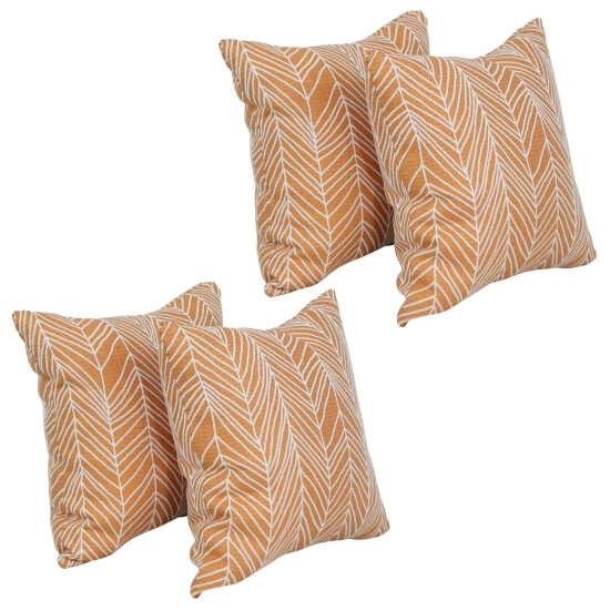 Budget ๐ Blazing Needles 17-inch Square Throw Pillows (Set Of 4) Demeter Caspia ๐ - Image 2