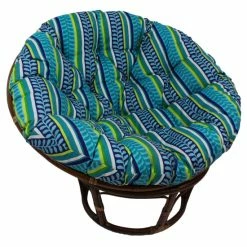 Promo 💯 Blazing Needles 52-inch Indoor/Outdoor Papasan Cushion Freeport Floral 🎁