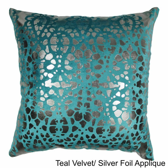 Flash Sale โญ Blazing Needles 20-inch Rorschach Scaled Velvet Throw Pillow Crimson ๐ - Image 4