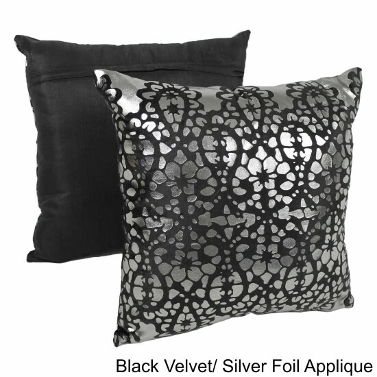 Flash Sale โญ Blazing Needles 20-inch Rorschach Scaled Velvet Throw Pillow Crimson ๐ - Image 5