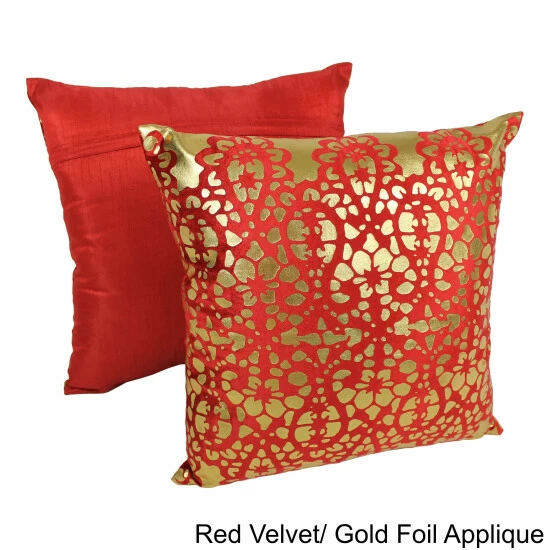 Flash Sale โญ Blazing Needles 20-inch Rorschach Scaled Velvet Throw Pillow Crimson ๐ - Image 6