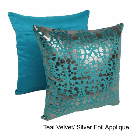 Flash Sale โญ Blazing Needles 20-inch Rorschach Scaled Velvet Throw Pillow Crimson ๐ - Image 7