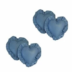 Best Pirce 💯 Blazing Needles Chintz 12-inch Heart Throw Pillow (Set Of 4) Pink 😍