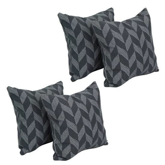 New ๐ Blazing Needles 17-inch Square Throw Pillows (Set Of 4) Gannawls Paveme ๐ฅฐ - Image 2