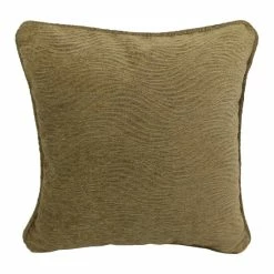 Brand new ✔️ Blazing Needles 18-inch 'Champagne' Jacquard Chenille Square Throw Pillow With Insert 😀