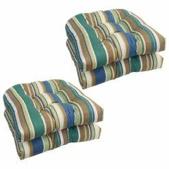Brand new 🎁 Blazing Needles 19-inch U-Shaped Dining Chair Cushions (Set Of 4) ⌛