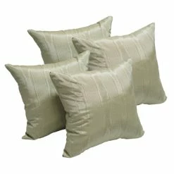 Deals 🎉 Blazing Needles Moire Moss 17-inch Accent Throw Pillow (Set Of 4) 🔥