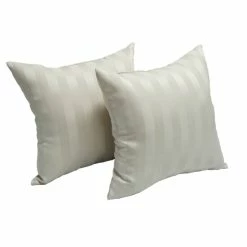 Buy 👏 Blazing Needles Shimmer Cream 17-inch Accent Throw Pillow (Set Of 2) 👍