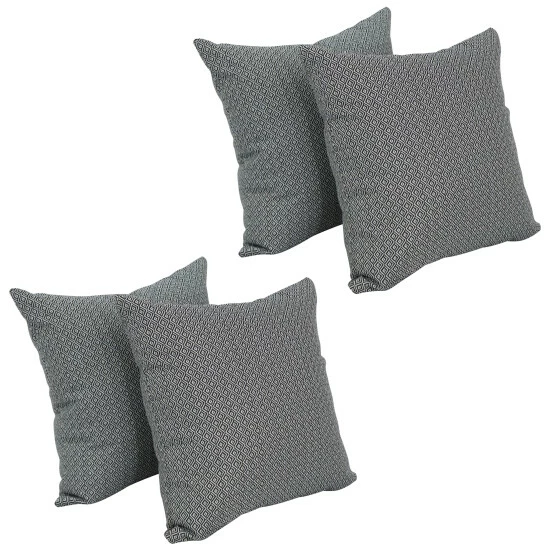 Best Pirce 😍 Blazing Needles 17-inch Square Throw Pillows (Set Of 4) Hazeltsb Paprik 🎉