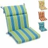 Coupon ✨ Blazing Needles 3-section Indoor/Outdoor Chair Cushion Skyworks Multi 🥰