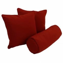 Wholesale 💯 Blazing Needles Delaney 3-Piece Indoor Throw Pillow Set Bery Berry 😀