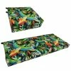 Brand new 😀 Blazing Needles All-Weather Indoor/Outdoor Settee Cushions (Set Of 3) Skyworks Carribean ❤️