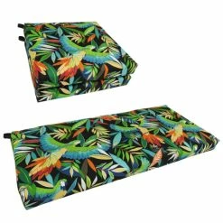 Brand new 😀 Blazing Needles All-Weather Indoor/Outdoor Settee Cushions (Set Of 3) Skyworks Carribean ❤️