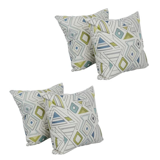 Cheap ๐ Blazing Needles 17-inch Square Throw Pillows (Set Of 4) Barista Minera ๐
