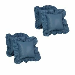 Top 10 😉 Blazing Needles Chintz 12-inch Throw Pillow (Set Of 4) Baby Blue 👏