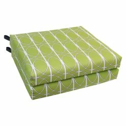 Coupon 🥰 Blazing Needles 20-inch By 19-inch Patterned Outdoor Chair Cushions (Set Of 4) - 20 X 19 ❤️