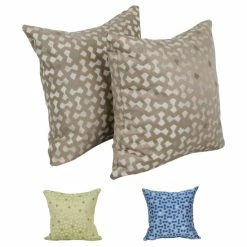Hot Sale 🧨 Blazing Needles 17-inch Square Throw Pillows (Set Of 2) Talamols Camel ⭐