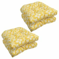 New 🔔 Blazing Needles 19-inch U-Shaped Dining Chair Cushions (Set Of 4) Carmody Kiwi 🧨