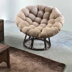 Wholesale 🌟 Blazing Needles 44-inch Microsuede Papasan Cushion Saddle Brown ✔️