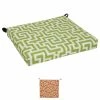 Coupon 😍 Blazing Needles 20-inch By 19-inch Patterned Outdoor Chair Cushion - 20 X 19 Keyes Kiwi 😀