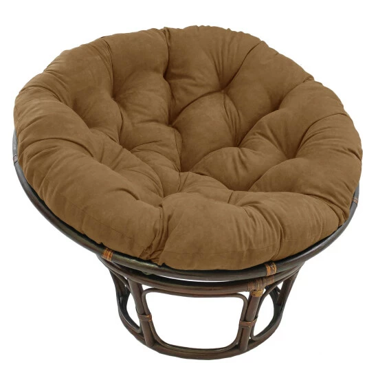 Wholesale ๐ Blazing Needles 44-inch Microsuede Papasan Cushion Saddle Brown โ๏ธ - Image 4