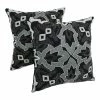 Best Sale 🌟 Blazing Needles 20-inch Floral Beaded Throw Pillows (Set Of 2) ✨