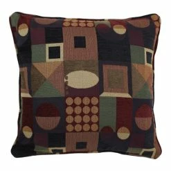Best reviews of 🌟 Blazing Needles 25-inch 'Kaleidoscope' Jacquard Chenille Throw Pillow ✨