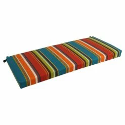 New 🛒 Blazing Needles 42-inch All-Weather Bench Cushion - 42 X 19 Annie Chocolate 🔔