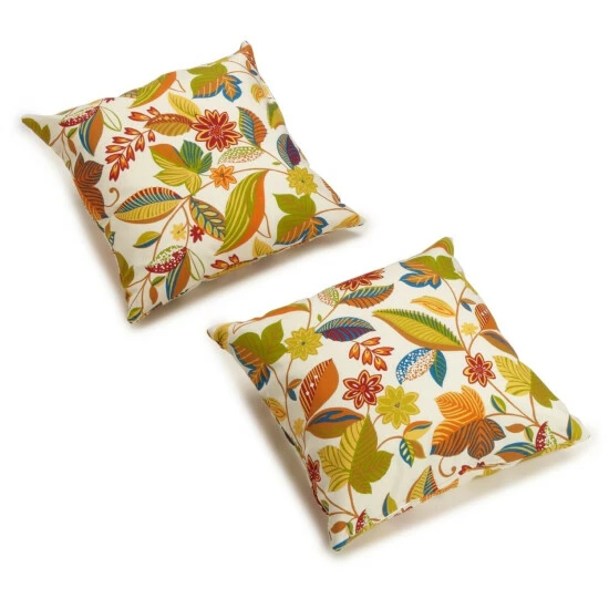 Hot Sale ๐งจ Blazing Needles 18-inch All-Weather Throw Pillow (Set Of 2) Skyworks Caribbean โญ - Image 4
