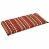 Outlet 🔔 Blazing Needles 42-inch All-Weather Bench Cushion - 42" X 19" Montfleuri Sangria ✨