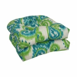 Buy 👏 Blazing Needles 19-inch U-Shaped Dining Chair Cushions (Set Of 2) Sorista Teal 🤩
