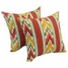 Buy 🛒 Blazing Needles Blazing Needle 17-inch Square Polyester Outdoor Throw Pillows (Set Of 2) Losani Fiesta 👍