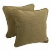Cheap ❤️ Blazing Needles 18-inch Champagne Chenille Square Throw Pillows (Set Of 2) ✔️