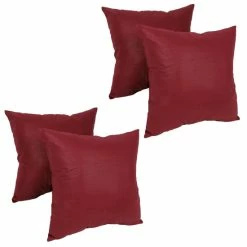 Budget ✨ Blazing Needles Chintz 16-inch Throw Pillow (Set Of 4) Pink 😉