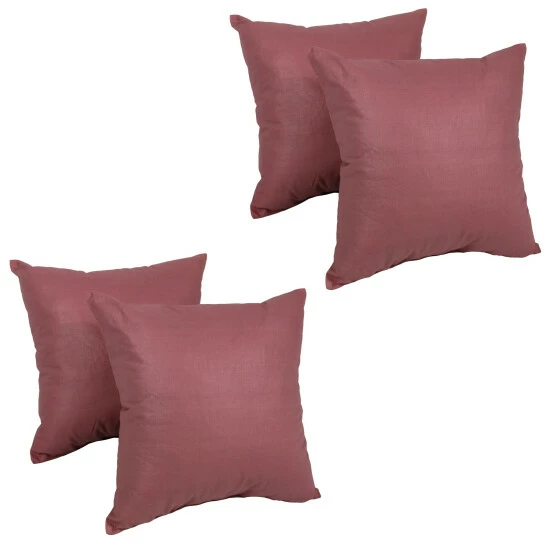 Budget ✨ Blazing Needles Chintz 16-inch Throw Pillow (Set Of 4) Pink 😉 - Image 5